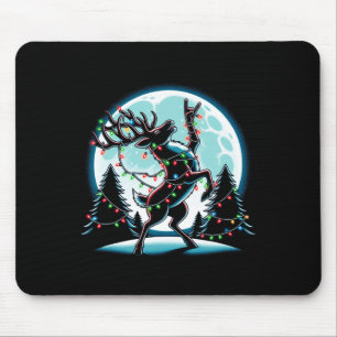 Reindeer Xmas Christmas Animal Holiday Deer Mousepad