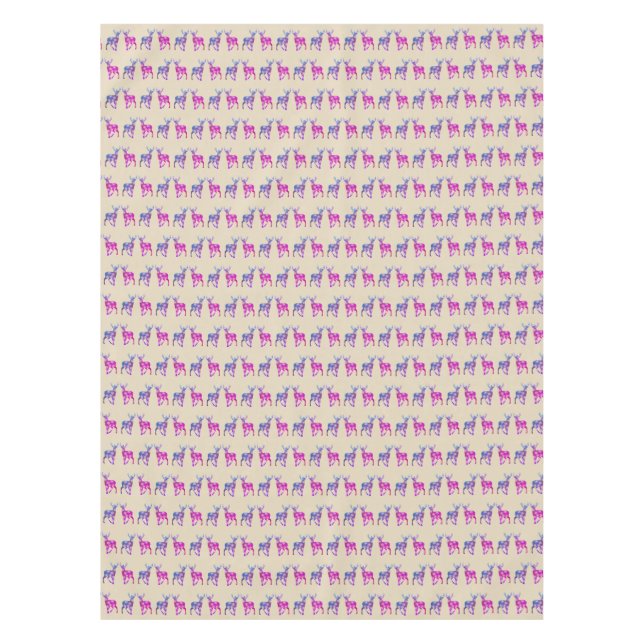 Reindeers Christmas Art  Tischdecke (Vorderseite)