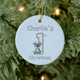 Reindeer's First Christmas! Keramik Ornament