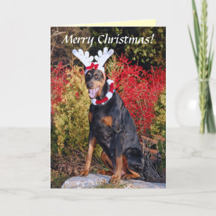Reindobe Christmas Grußkarte Feiertagskarte