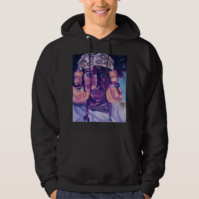 REINE AFRICAINE SWEAT - SHIRT À CAPUCHE (Devant)