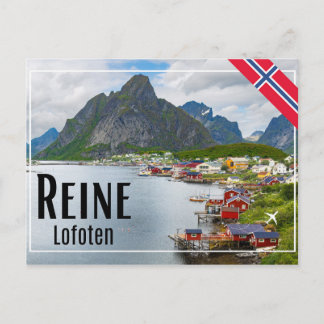 Reine auf den Lofoten Postkarte