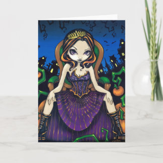 "Reine carte de voeux de Halloween"