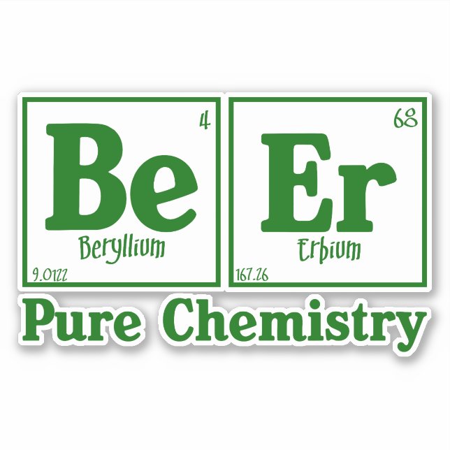 Reine Chemie 2 Aufkleber (Vorderseite)