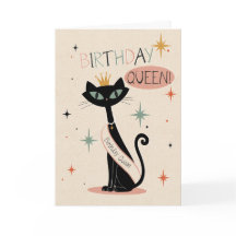 Reine d'anniversaire | carte drôle