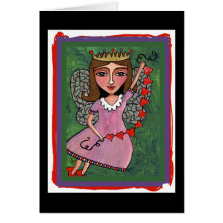 Reine de fée de coeurs - cartes de tout-occasion