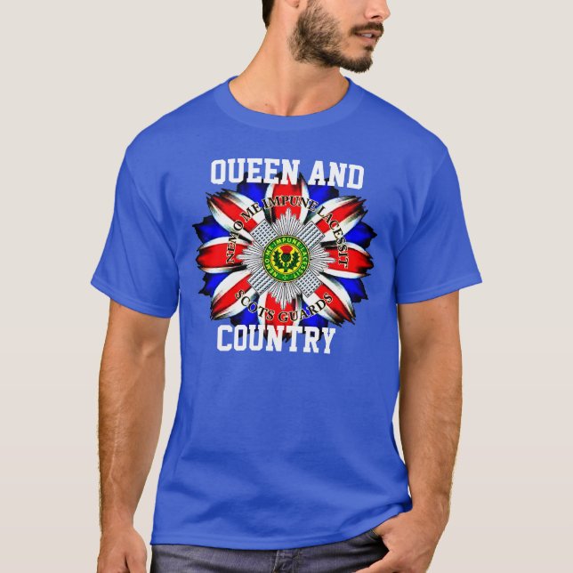 Reine de gardes d'Ecossais et T-shirt de pays (Devant)