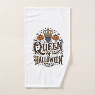 Reine de Halloween Vintage Crâne Chemise Citrouill