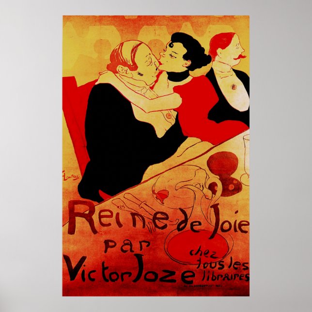 Reine De Joie 1892 Berühmtes Poster (Vorne)