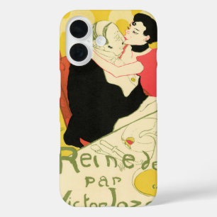 Reine de Joie Toulouse Lautrec iPhone 16 Hülle