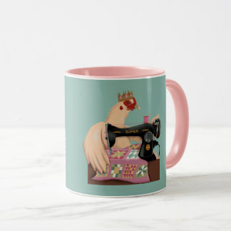 Reine de la machine Mug à deux tons