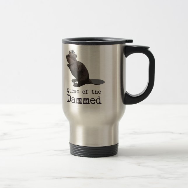 Reine de la Mug de Voyage Dammé (Droit)