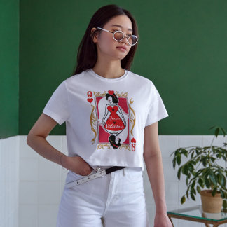 Reine de la Saint-Valentin | T-Shirt à carte à jou