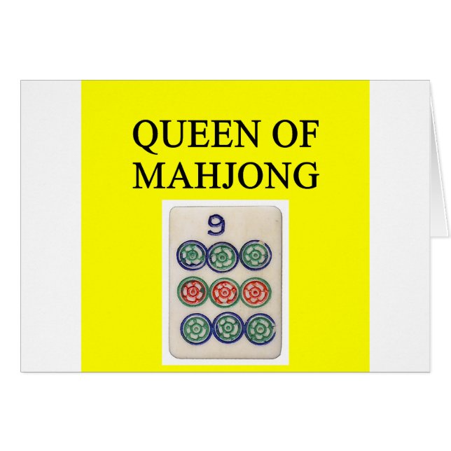 Reine de MAHJONG (Devant horizontal)