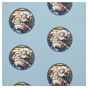 Reine de tissu de ciel et de Jésus de bébé