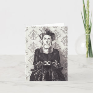 Reine des Coeurs - Carte pour notes