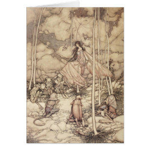 Reine des fées sépia aux créatures