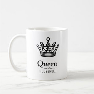 Reine du foyer   Tasse à café personnalisée