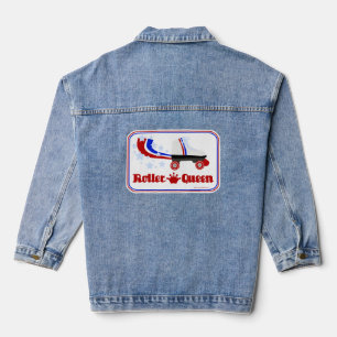 Reine du Roller Fun Skate Logo Slogan Art