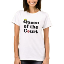 Reine du T-shirt de tennis de cour