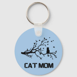 "reine, fruchtige Katzenart-Mama" Schlüsselanhänger