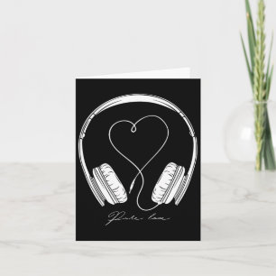 Reine Liebe meine Musik I Liebe Tanzen und Musik Karte