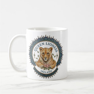 Reine Lionne. Irlande Tasse à Café