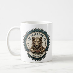 Reine Lionne. Tasse à café Écosse