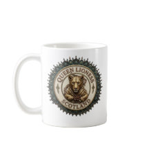 Reine Lionne. Tasse à café Écosse