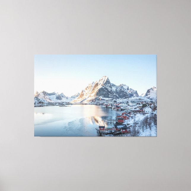 Reine Lofoten Norwegen Leinwanddruck (Vorderseite)