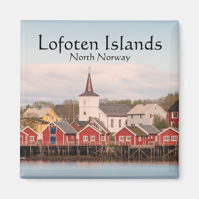 Reine Lofoten Norwegen Magnet (Vorne)
