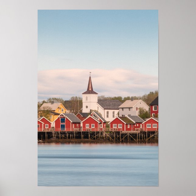 Reine Lofoten Norwegen Poster (Vorne)