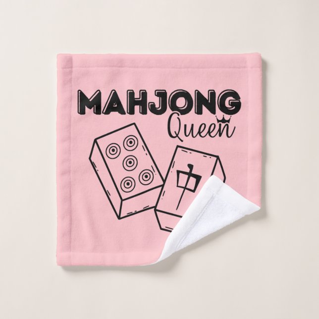 Reine Mahjong (Gant de toilette)