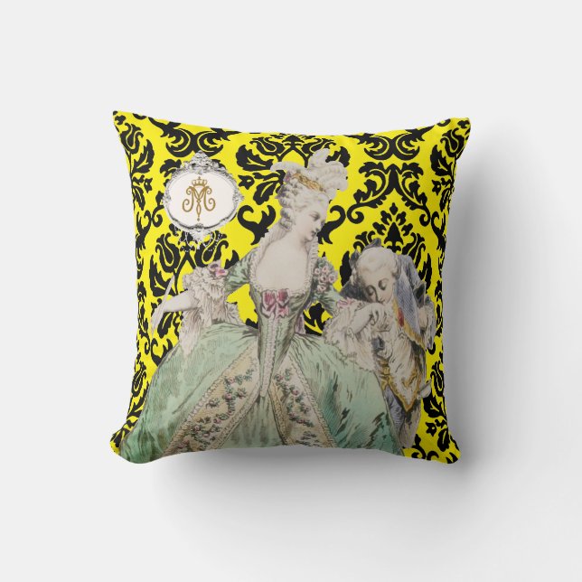 Reine Marie Antoinette CHANGE COULEUR - Coussin (Recto)