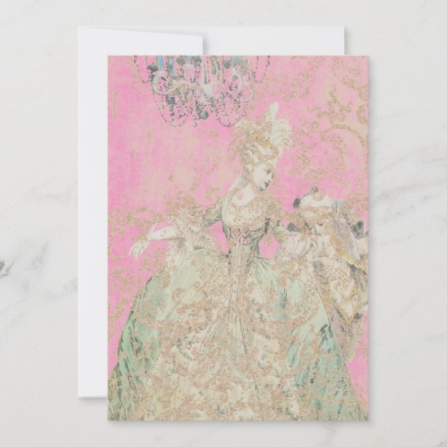 Reine Marie Antoinette - Invitations / RSVP (Devant)