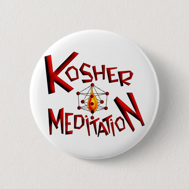 Reine Meditation Button (Vorderseite)