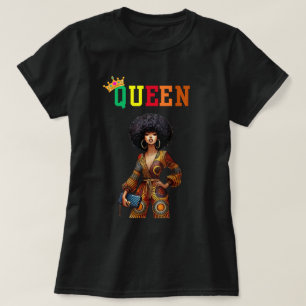 Reine nubienne : T-shirt femme élégance