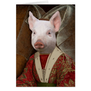 Reine pour une journée - Piglet en Reine Isabella