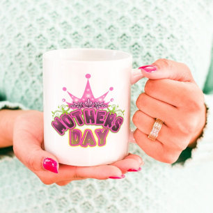 Reine rose Happy mamans day Mug