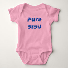 Reine SISU finnisches Baby-One-Piece (pink) Baby Strampler