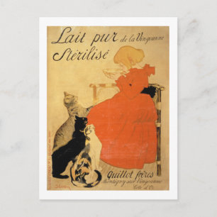 'Reine Sterilisierte Milch aus La Vingeanne', 1894 Postkarte