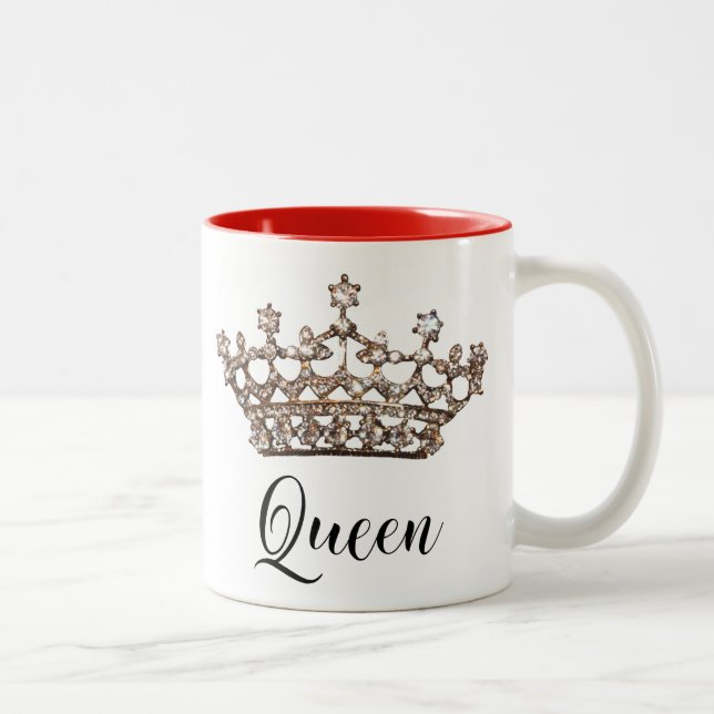 "Reine" Tiara Mug (Droit)