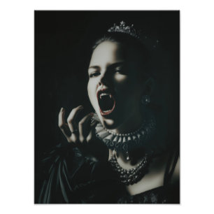 Reine Vampire Gothique Photo Agrandie – Fantastiqu
