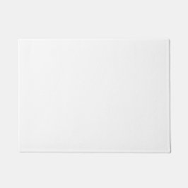 Reine weiße Farbe Fußmatte