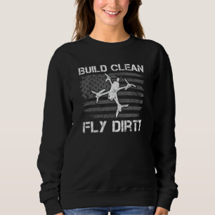 Reiner Fliegenreiniger FPV Racing Drone Pilot Quad Sweatshirt