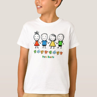 Reiner Herz-Puzzlespiel-Autismus-Bewusstseins-T - T-Shirt