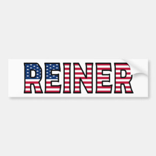 Reiner Nom Vorname USA Aufkleber Sticker Auto