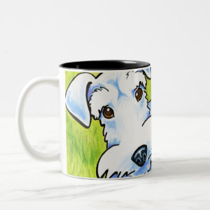 Reiner Schnauzer Zweifarbige Tasse