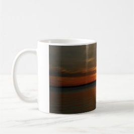 Reiner Sonnenuntergang auf dem Strand Kaffeetasse