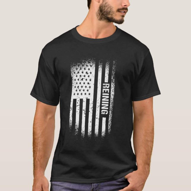 Reiner Us Flag Reining T-Shirt (Vorderseite)